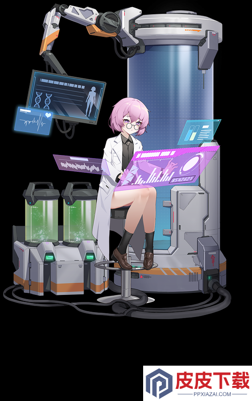 映月城与电子姬中