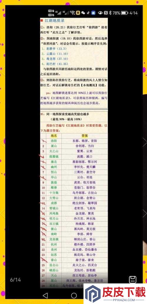 烟雨江湖紫阳书院答题全揭秘