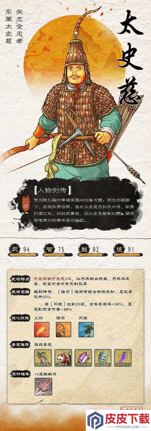 太史慈宝物搭配有何演变