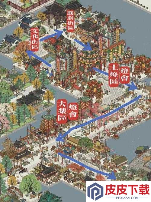 江南百景图上元灯会怎么玩