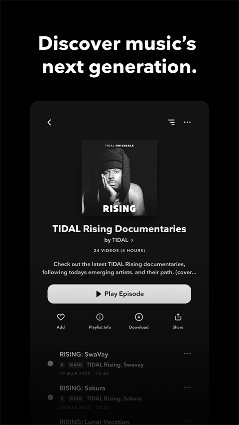 TIDAL app最新版下载