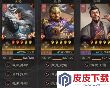 三国志战略版群雄武将搭配花席