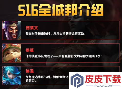 云顶之弈s16赛季城邦效果是什么