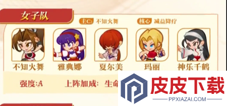 拳魂98阵容搭配推荐