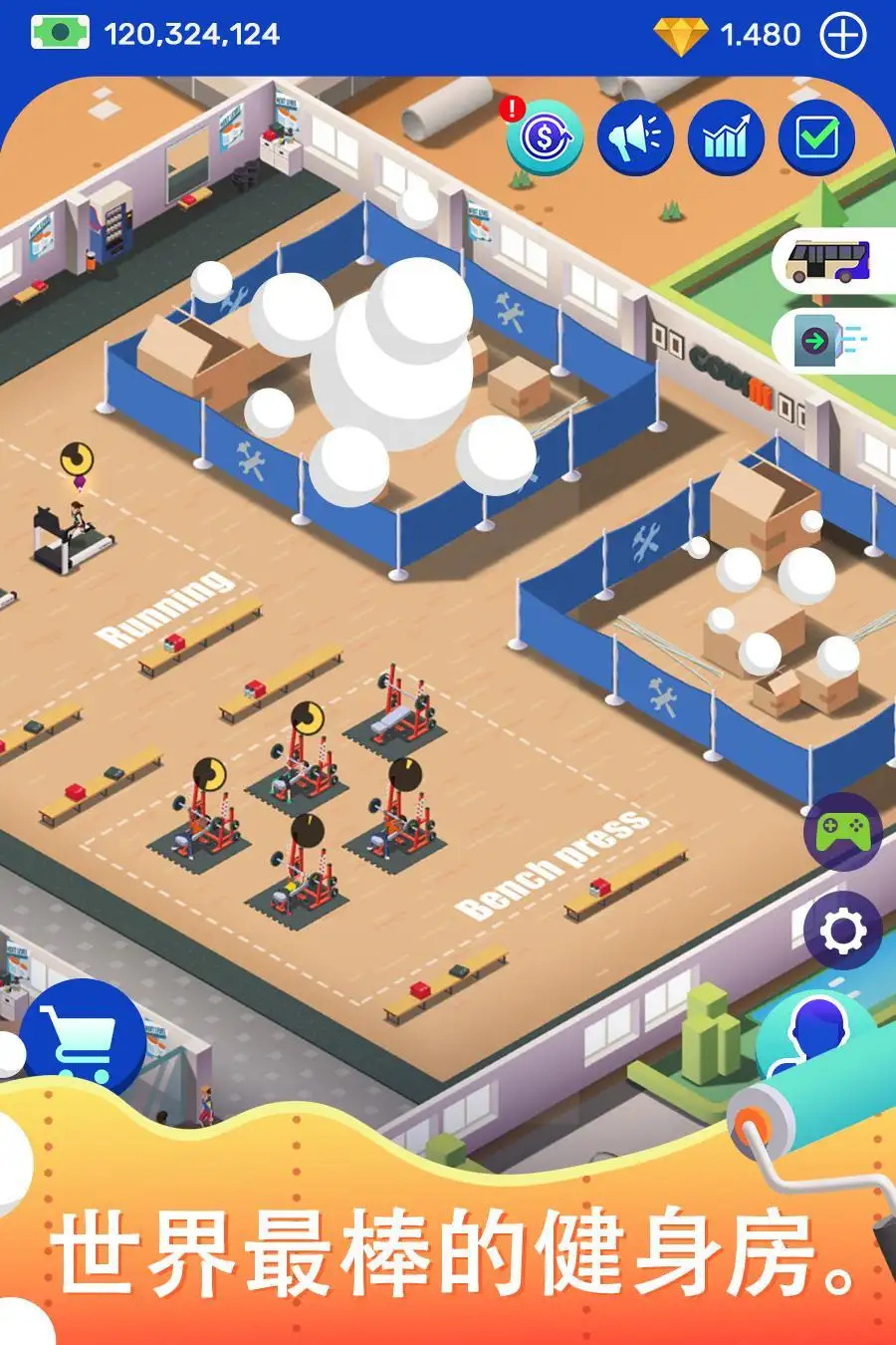 Idle Fitness Gym Tycoon游戏下载