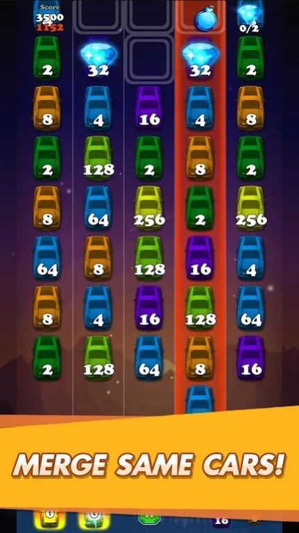 点击汽车2048（Tap Car 2048）手游下载
