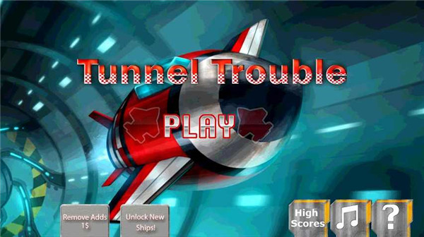 Tunnel Trouble - Space Jet 3D Games手游下载