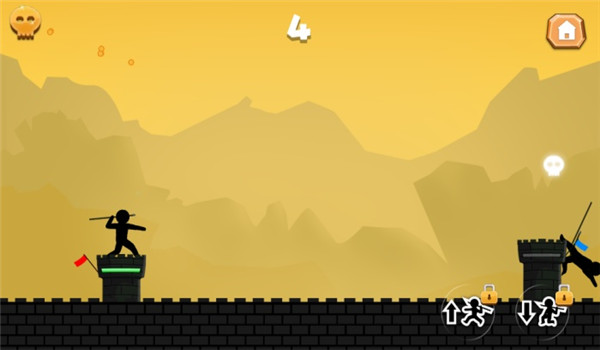 epic stickman knight hero fighting: javelin tower手游下载