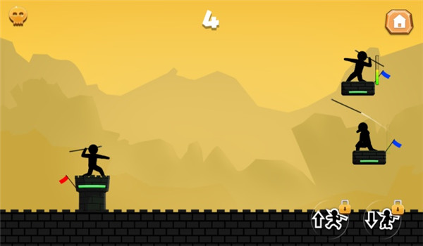 epic stickman knight hero fighting: javelin tower手游下载