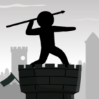 epic stickman knight hero fighting: javelin tower游戏